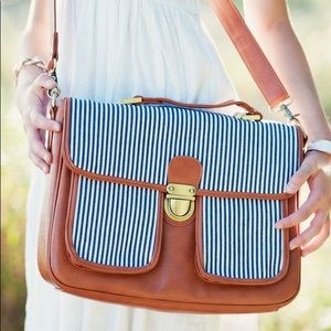 Jo Totes Leather Nautical Camera Bag
